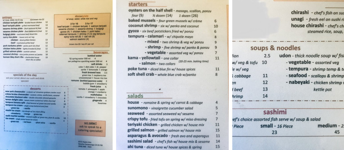 Sushi Martini