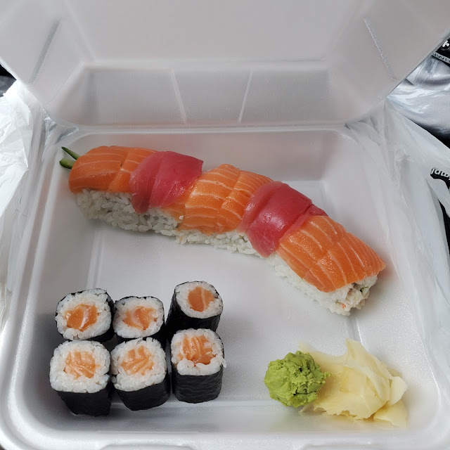 Red Dragon and Salmon Maki