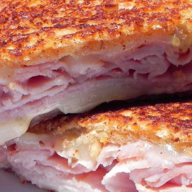 Grilled Ham and Cheese Sandwich