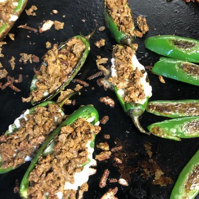 Jalapeno Poppers with Carne Asada