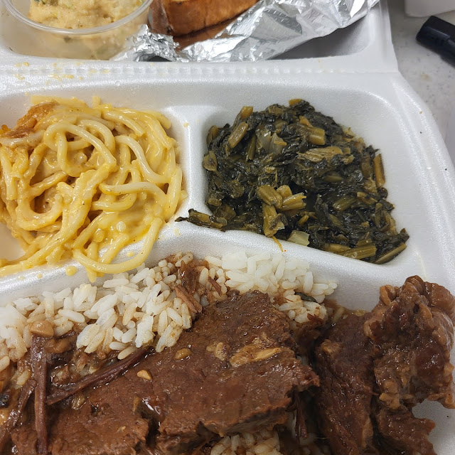 Pot Roast Rice and Gravy Mac and Cheese with Potato Salad