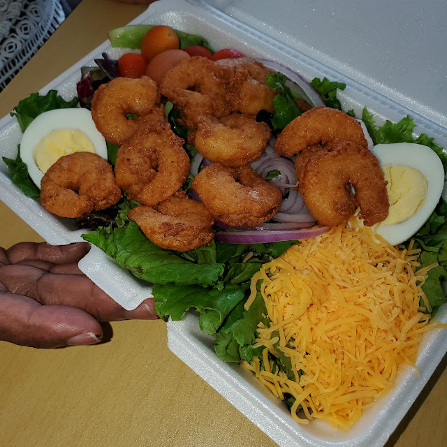 Fried Shrimp Salad
