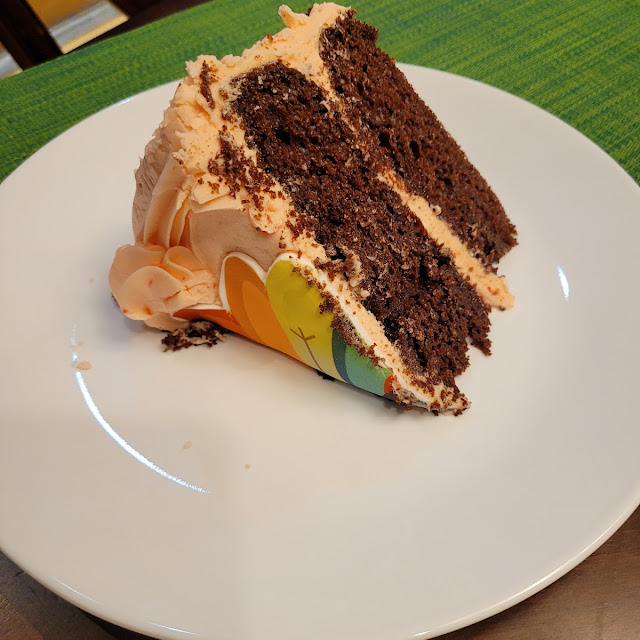 Chocolate Cake with Strawberry Icing