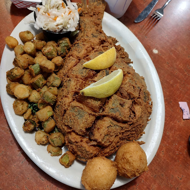 Fried Shrimp and Flounder