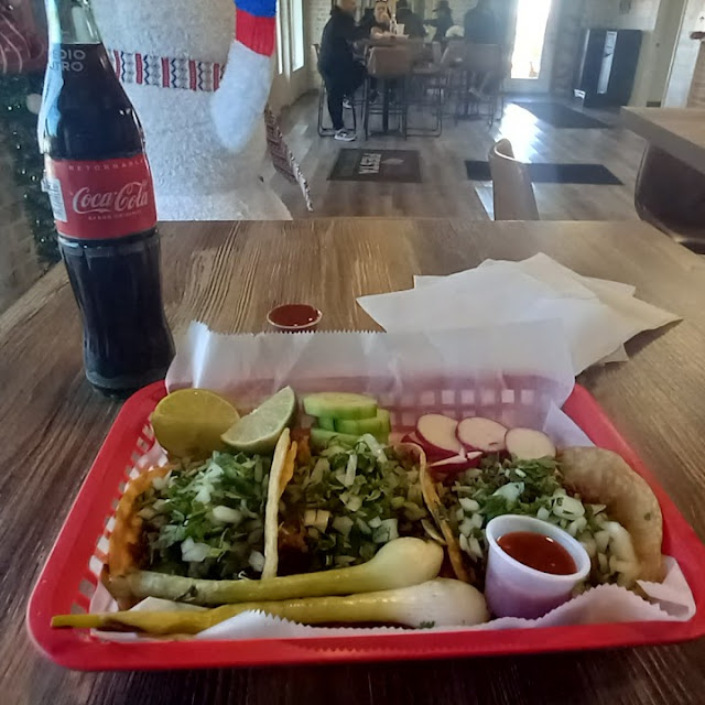 Street Tacos Steak Chorizo and Carinita