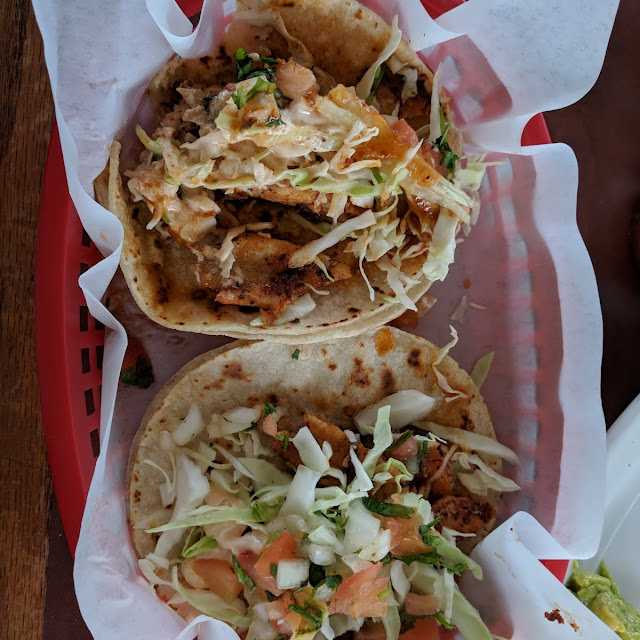Al Pastor and Fish Tacos