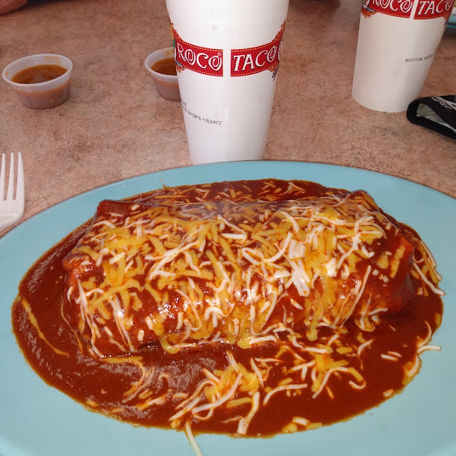 Bean and Cheese Burritos Enchilada Style
