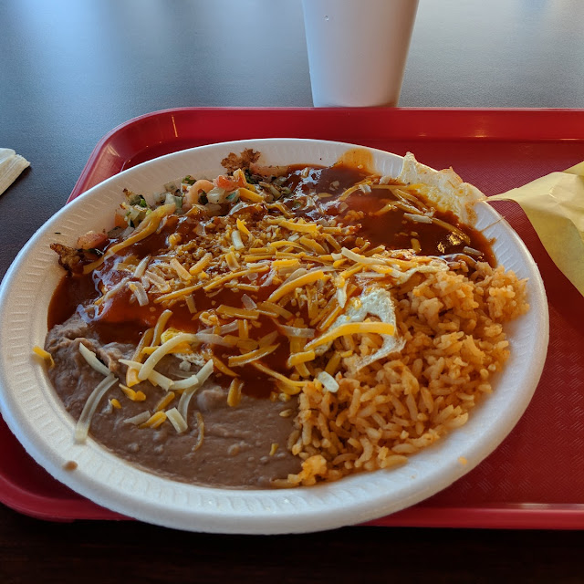 Enchiladas Rice Beans