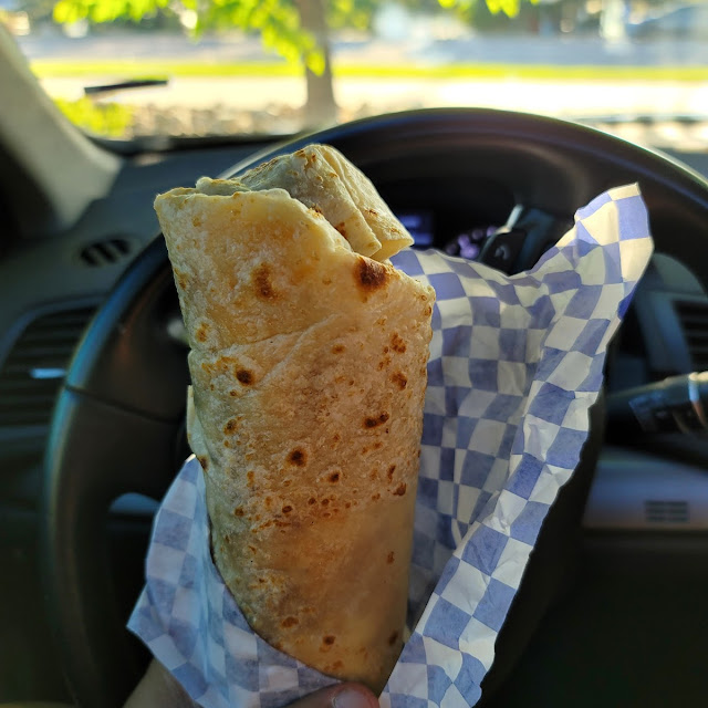 Colorado Burrito with Sour Cream