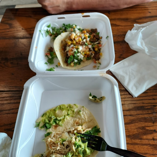 Steak and Shredded Chicken Taco