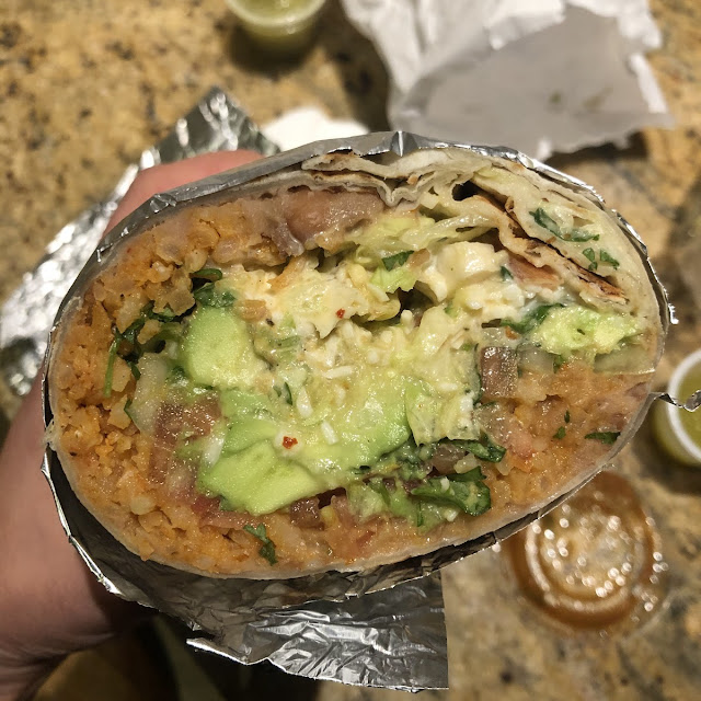 Monster Veggie Burrito