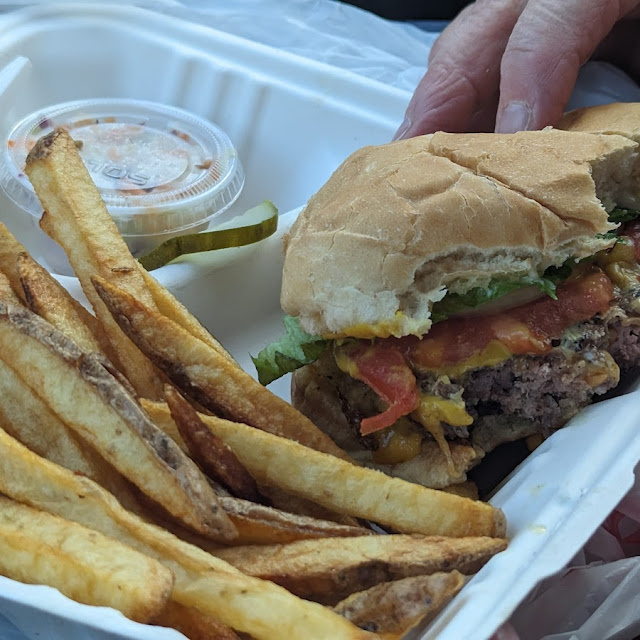 Cheeseburger Fresh Cut Fries & Coleslaw