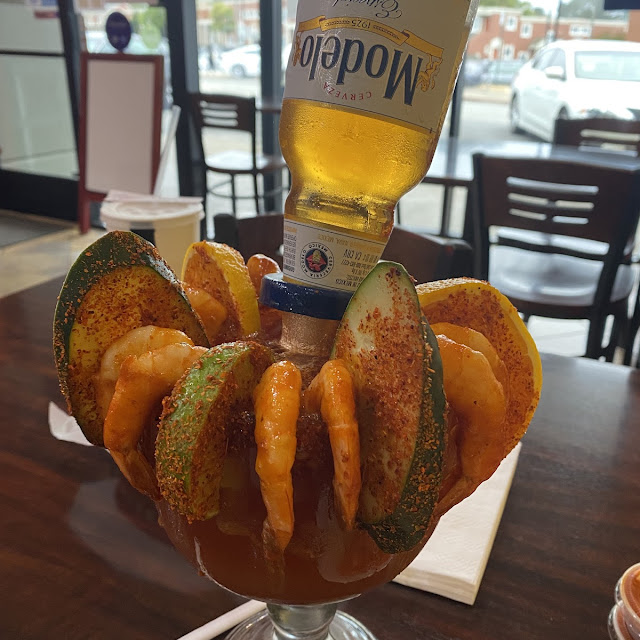 Mega Michelada w Shrimp