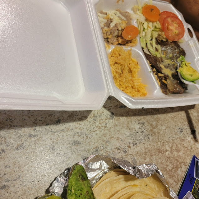 Arroz Frijoles Carne Asada