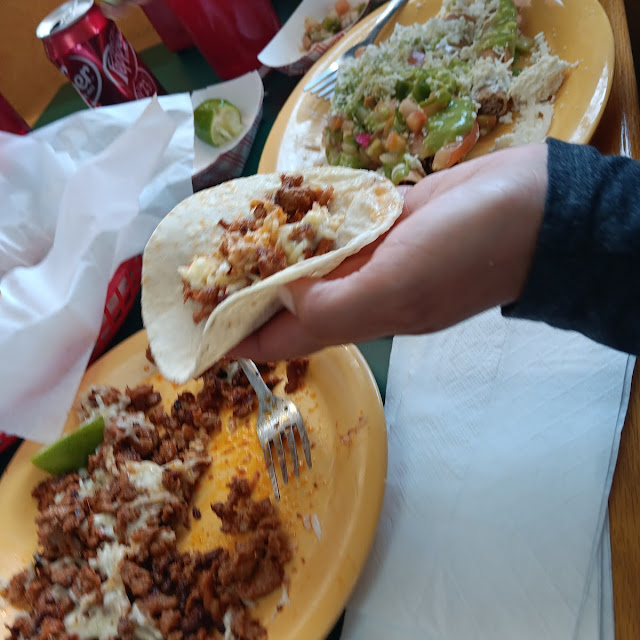 Pastor Queso Tacos