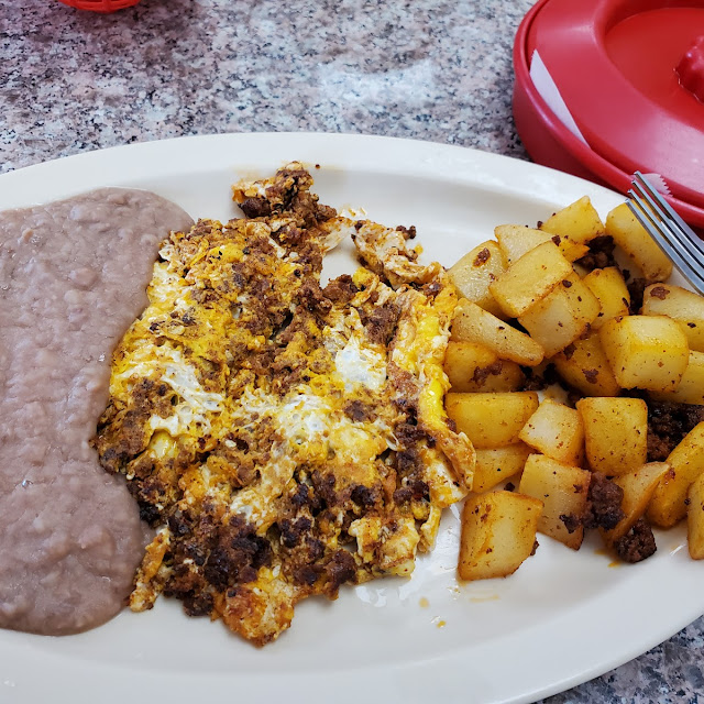 Chorizo and Egg Plate