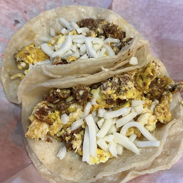 Breakfast Tacos with Salsa Verde