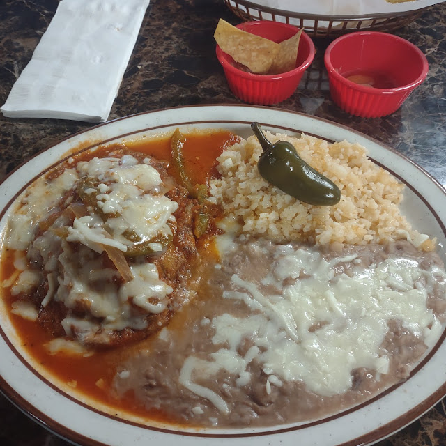 Chile Relleno Stuffed with Ground Beef