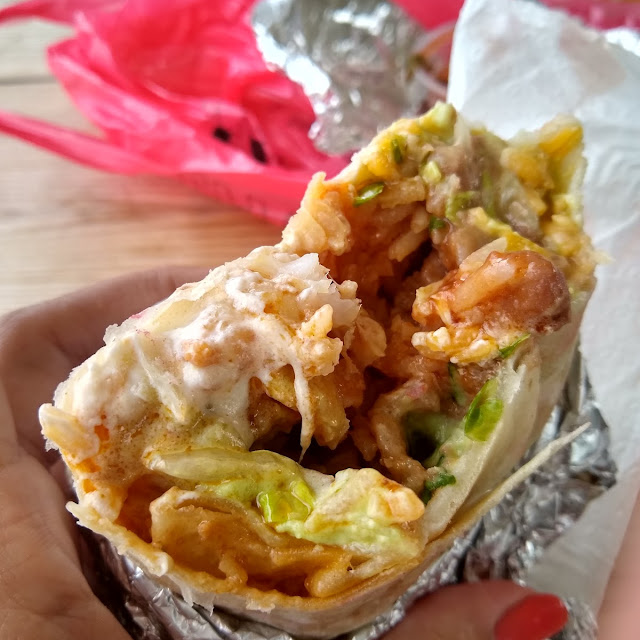 Shrimp Happy Burrito