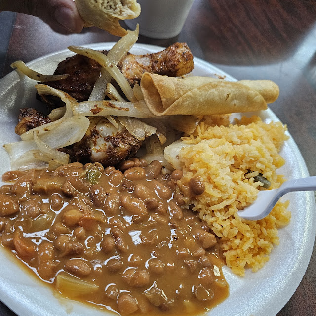 Rice and Beans Tacos Pollo Chicken