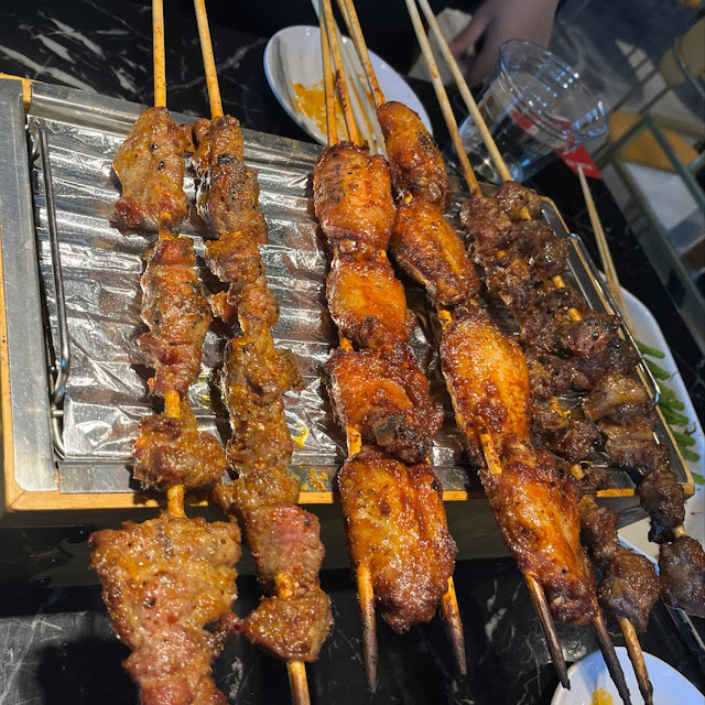 Spicy Lamb on Toothpick