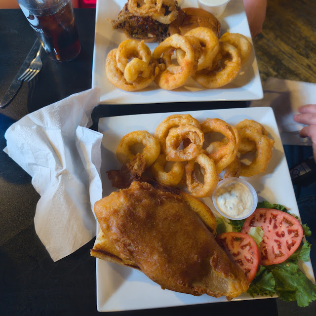 Catfish Sandwich Onion Rings