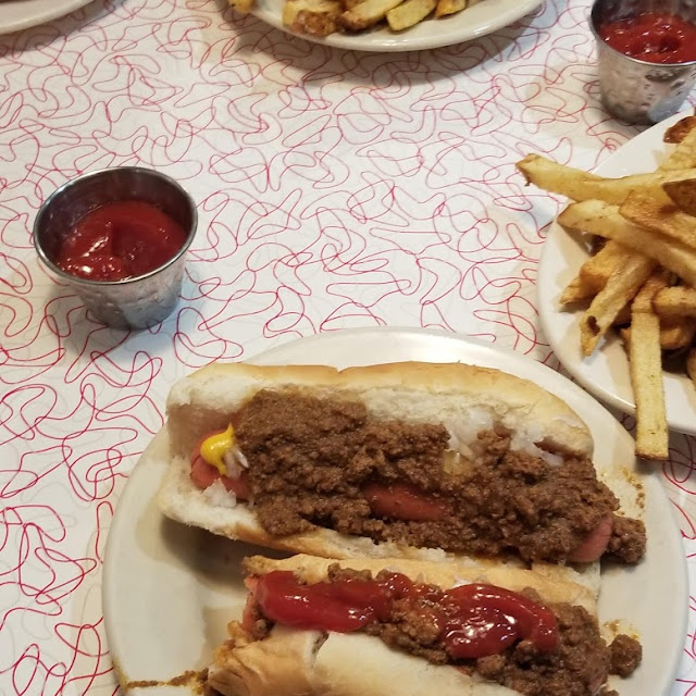 Growler Hot Dog with Fries