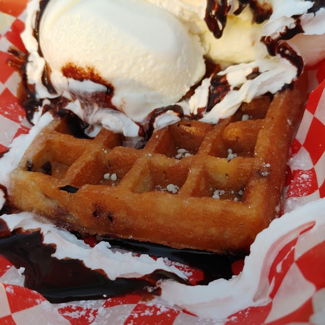 Belgium Waffle and Ice Cream