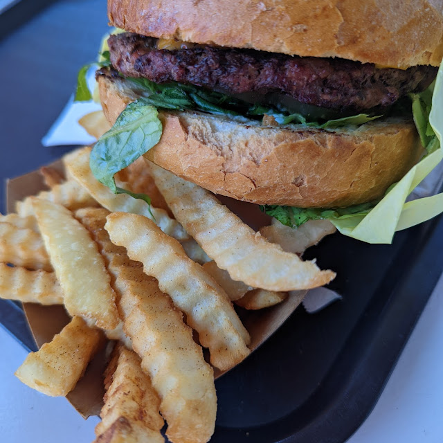 Burger and Fries