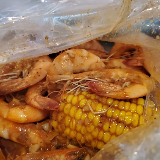 Pound of Shrimp Clam & Crawfish