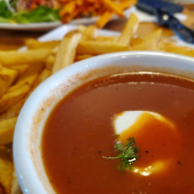 Tomato Soup and Sandwich