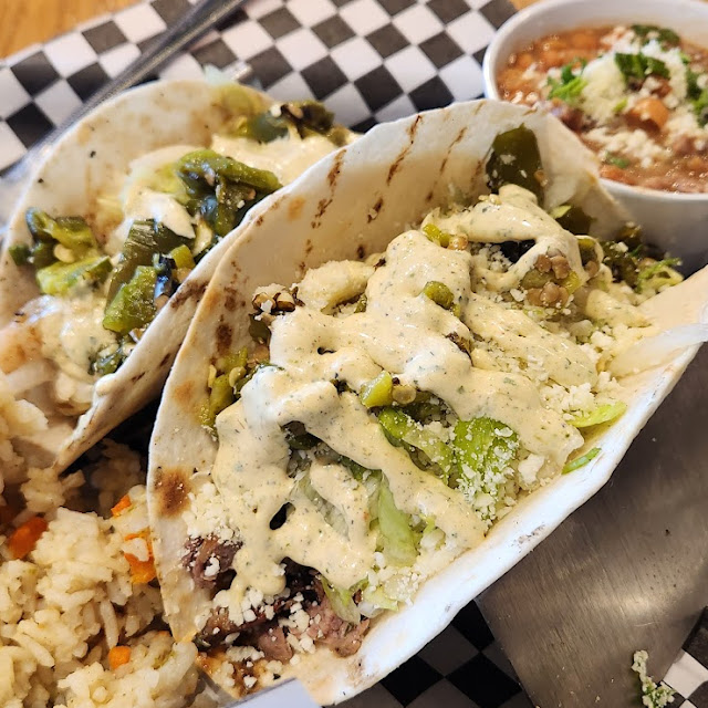 Shrimp Taco & Steak Taco