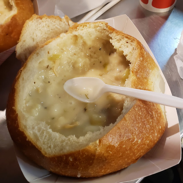 Clam Chowder Bread Bowl