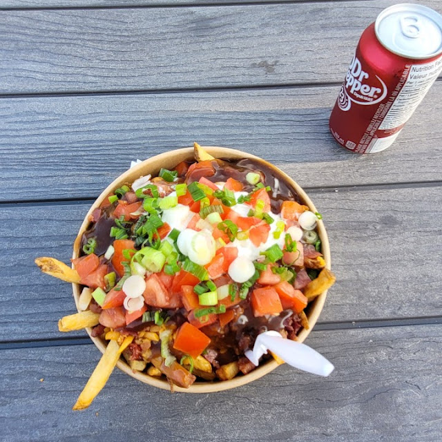 Bulldog Supreme with Gravy Instead of Nacho Cheese