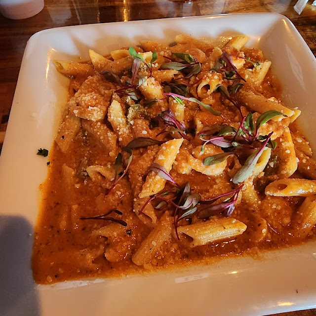Shrimp Pasta with Marinara Sauce