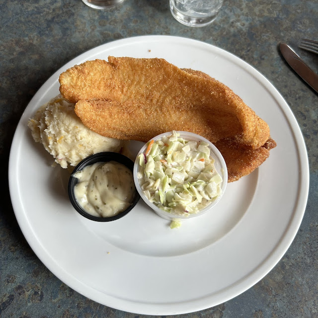 Party Potatoes and Coleslaw