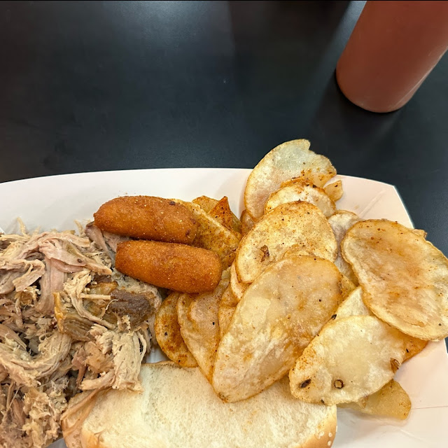 Pulled Pork Dinner Plate with Fried Potatoes