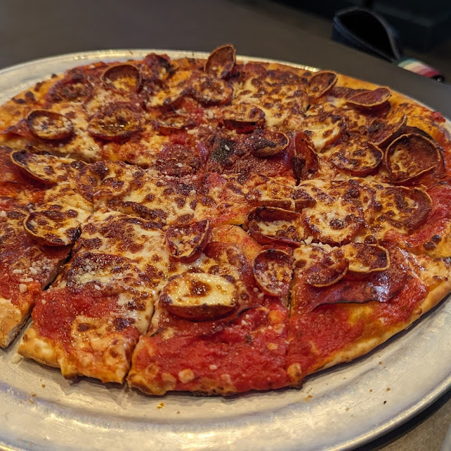 Dueling Pepperoni Pizza