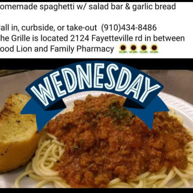 Spaghetti or Lasagna Alternates Every Other Wednesday Call for Choice