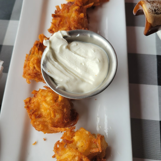 Loaded Potato Fritters