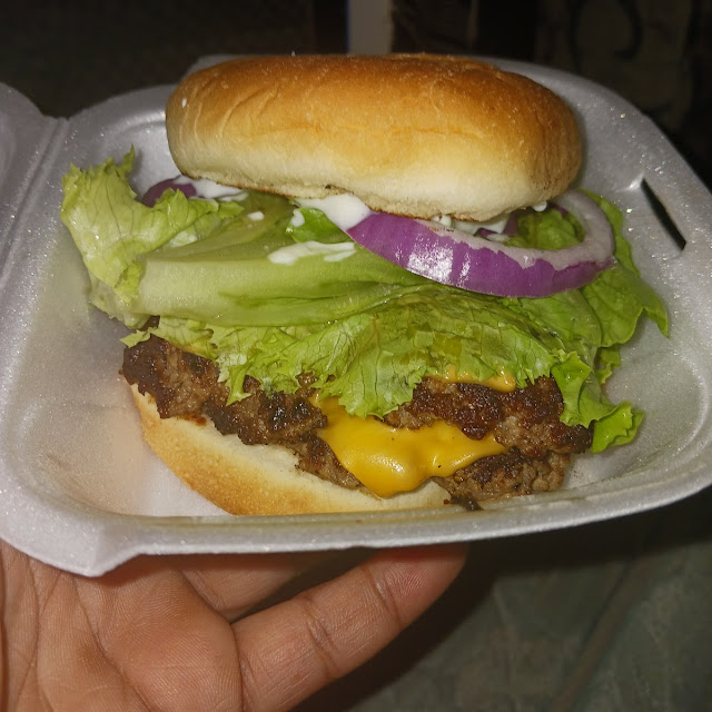 Double Smash Burger w American Cheese