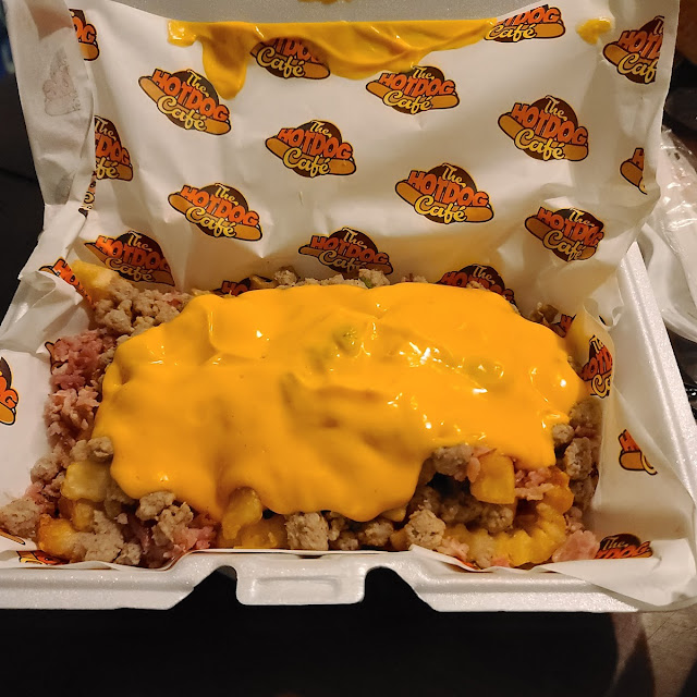 Cheese Fries with Bacon and Sausage