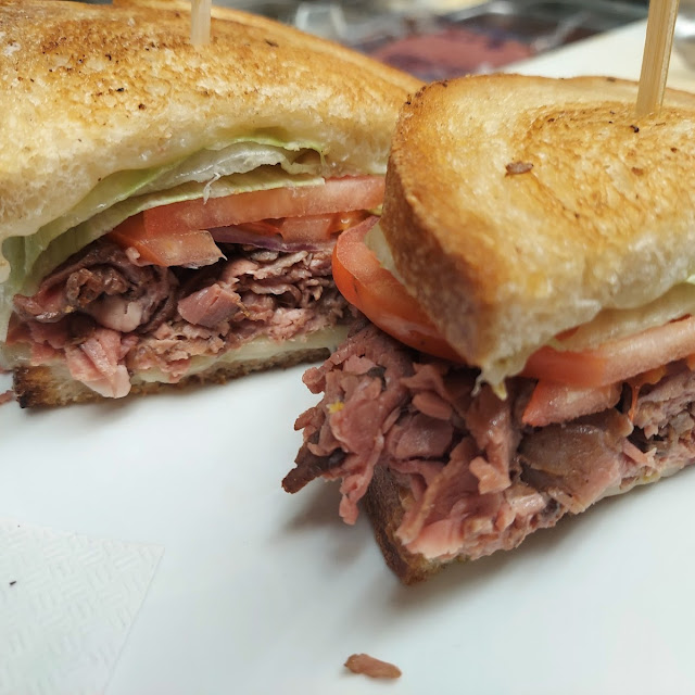 Hot Corned Beef on Thick Cut Rye