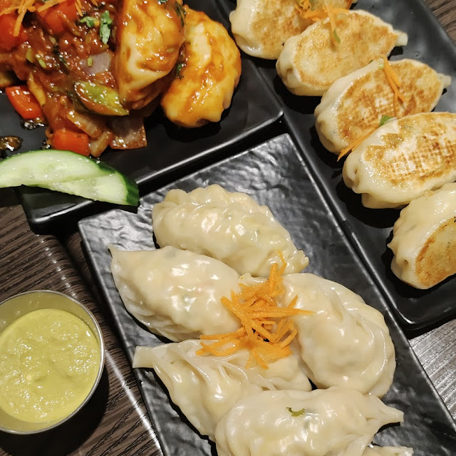 Pan Fried and Steamed Momo