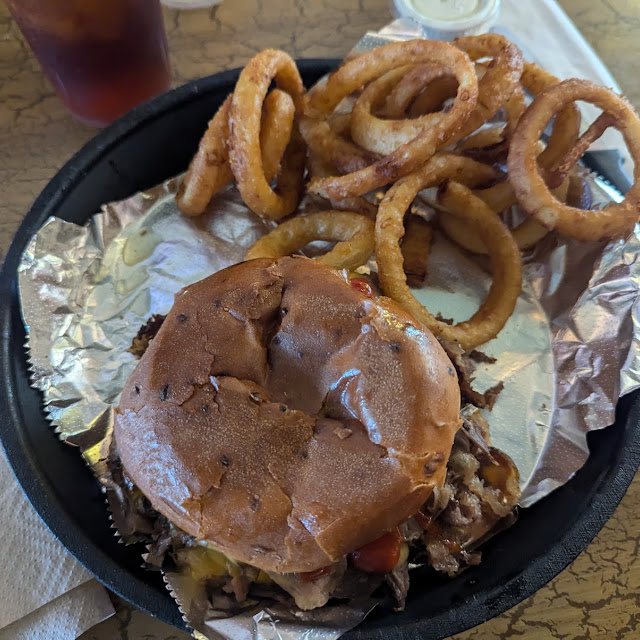 Beef and Cheddar Burger