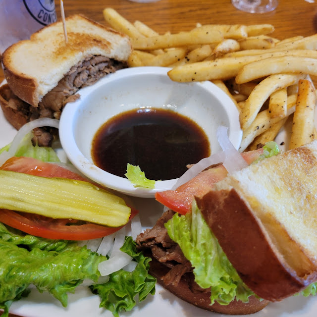 Prime Rib Dip Sandwich
