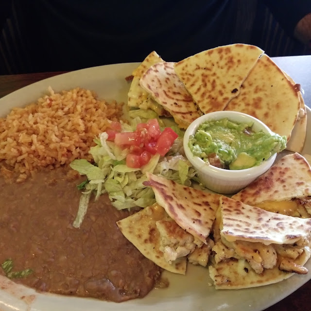 Beef Fajita Quesadilla Plate