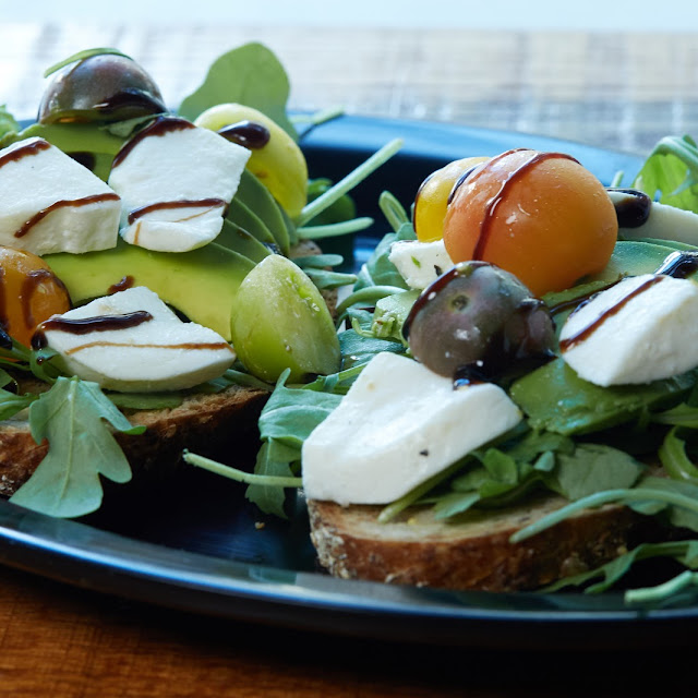 Caprese Avocado Toast