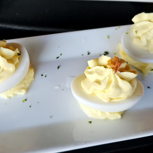 Truffle Deviled Eggs