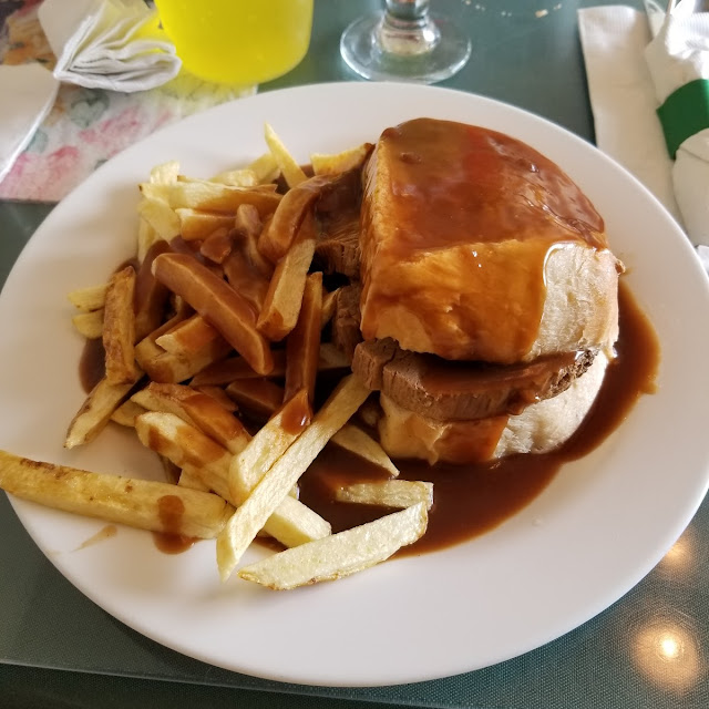 Open Faced Roast Beef Sandwich